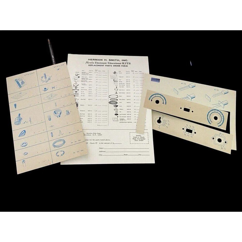 Vintage Norelco Electronic Educational Kit EE 20 All Transistor 1960s